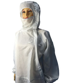 Biotech/фармацевтический костюм ESD чистой комнаты материалов ESD безопасный с клобуком и Facemask