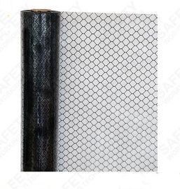 Черный/ясный напечатанный лист PVC занавеса решетки ESD анти- статический с линиями углерода