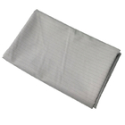 Волокно углерода 65% полиэстер 1% хлопко-бумажной ткани полиэстера ESD тяжеловеса нашивки серого цвета 10mm
