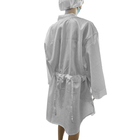 Washable жидкий репеллент v - платья ESD чистой комнаты рукава шеи круглые с нашивкой 5mm