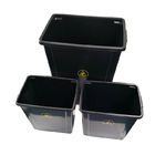 Черный пластиковый противостатический электростатический ящик отхода мусорного бака резцовой коробки чистой комнаты/ESD