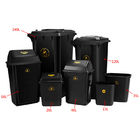 Черный пластиковый противостатический электростатический ящик отхода мусорного бака резцовой коробки чистой комнаты/ESD