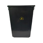 Резцовой коробки чистой комнаты PP пластиковый черный SMT электростатический противостатический ящик отхода ESD