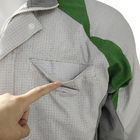 65% полиэстер 33% хлопок 2% углеродные волокна одежда для чистых помещений антистатическое лабораторное пальто