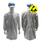5 мм решетка ESD антистатический защитный пальто дышащая сетка назад для чистой комнаты