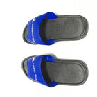 Ботинки безопасности ESD Washable тапочки PVC экономические красят голубую верхнюю подошву W/Black