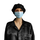 Статическое черной одежды ESD волокна углерода 4% Unisex безопасной анти- с крышкой