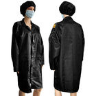 Статическое черной одежды ESD волокна углерода 4% Unisex безопасной анти- с крышкой