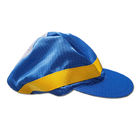 Волокно углерода 98% полиэстер 2% анти- статической шляпы ESD голубое для чистой комнаты