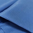 33% хлопок 65% полиэстер ткани ESD Antistaic голубой пыли решетки 4mm свободное от Washable