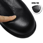 Выскальзывание промышленных ботинок безопасности ЭСД черноты чистой комнаты анти- удобное