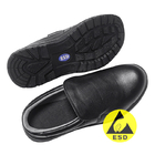 Выскальзывание промышленных ботинок безопасности ЭСД черноты чистой комнаты анти- удобное