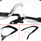 Царапина UV400 защитных стекел глаза ясности безопасности ESD анти- провентилировала