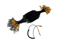 Черный Желтый 1,8 м ESD кабель заземления для чистой комнаты