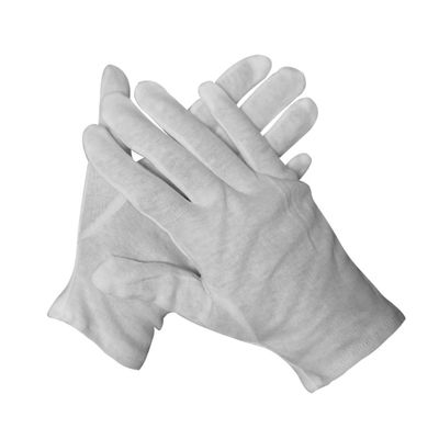 Перчатки хлопка 100 процентов белые сильно Stretchable для мест пыли свободных от