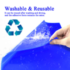Циновка голубого многоразового Washable кремния ESD липкая на чистые комнаты 3mm 5mm