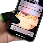 Черные Breathable кончики пальца рукава больших пальцев руки игры экрана касания для игры PUBG