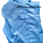 Жидкая ткань полиэстера ESD чистой комнаты статическим управлением репеллента с нашивкой углерода 5mm