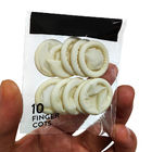 10pc латексные пальцевые коврики натуральный латекс одноразовый пальцевой рукав для промышленного использования