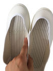 Ботинки чистой комнаты анти- статические для верхушки длинных ботинок ESD рукава белой кожаной