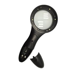 Анти- статический Dia увеличителя 62mm ESD безопасный Handheld. Батареи света 2 СИД объектива 5X необходимые