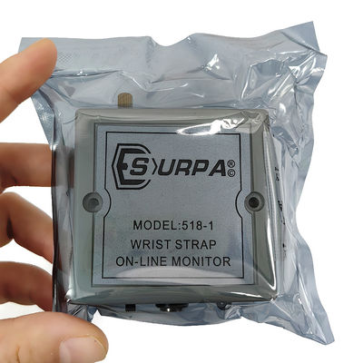 Аутентичный SURPA 518-1 Электростатический кольцевой онлайн-монитор Антистатический браслетный сигнализационный монитор заземления