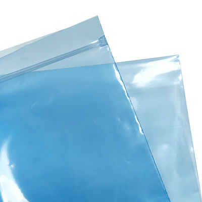 Синий PE ESD Zip Lock Shielding Bag для упаковки в чистых помещениях
