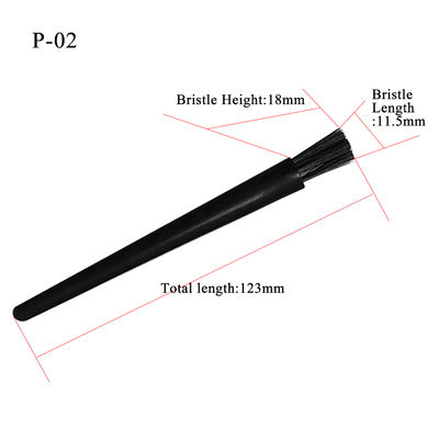 ESD Антистатическая кисть Малая углеродная волокна Промышленная чистка Антистатическая кисть