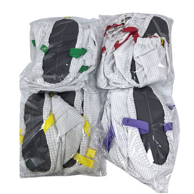 Чистая комната ESD Антистатическая мягкая подошва Без пыли длинные туфли