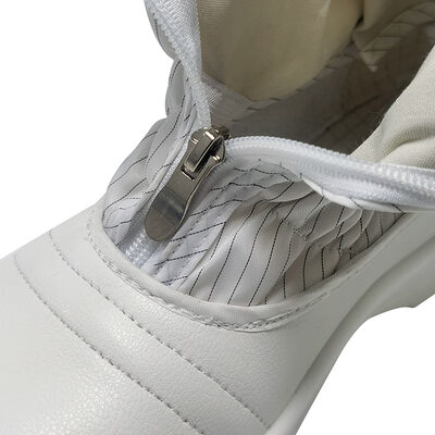 Белые стальные антистатические ботинки ESD для промышленной рабочей одежды