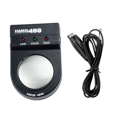 498 Антистатический тестер повязки запястья высокоточный портативный тестер повязки запястья