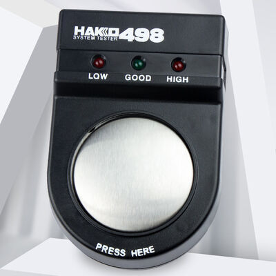 498 Антистатический тестер повязки запястья высокоточный портативный тестер повязки запястья