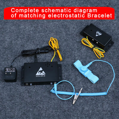 Антистатический тестер браслетов ESD для двух рабочих мест 209-2, онлайн-монитор