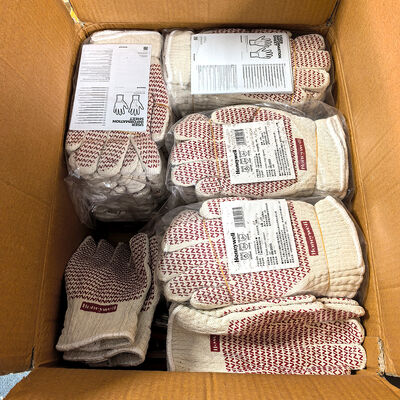 Нитриловые перчатки с покрытием, термостойкие, для работы при высоких температурах