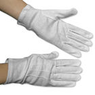 Перчатки руки хлопка чистой комнаты безопасности 8.5CM Breathable
