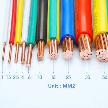 PVC IEC 60227 2.5mm изолировал заземляющий трос голой земли