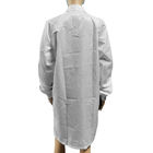 Анти- статический белый халат ESD решетки 5mm для чистой комнаты