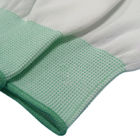 Antislip белые перчатки ладони Pu полиэстера для индустрии S M L XL XXL