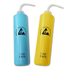 Пластмасса бутылки мытья 250ml ESD чистой комнаты 500ml голубая желтая обжимная тип
