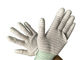 PVC ладони поставил точки тип анти- статической нейлон PU перчаток руки покрытый верхней частью Striped